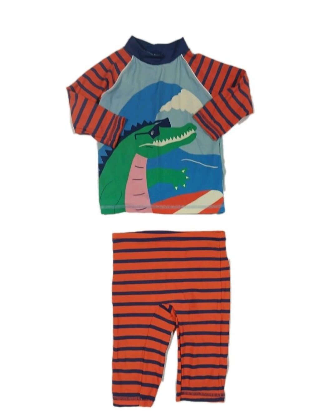 Mini Boden L/S Rash Guard Swimsuit Pants